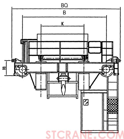 QE型双小车吊钩桥式起重机(图3)